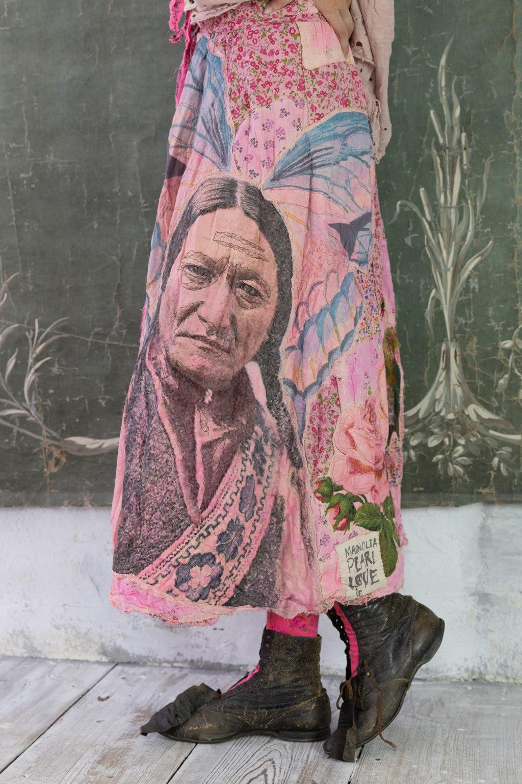 Patchwork Sascha Wrap Skirt - Image 3