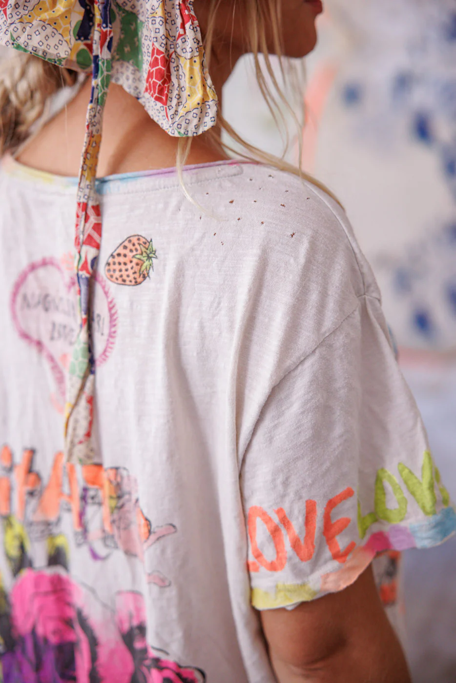 Neon Bluebonnet Graffiti Tee - Image 11