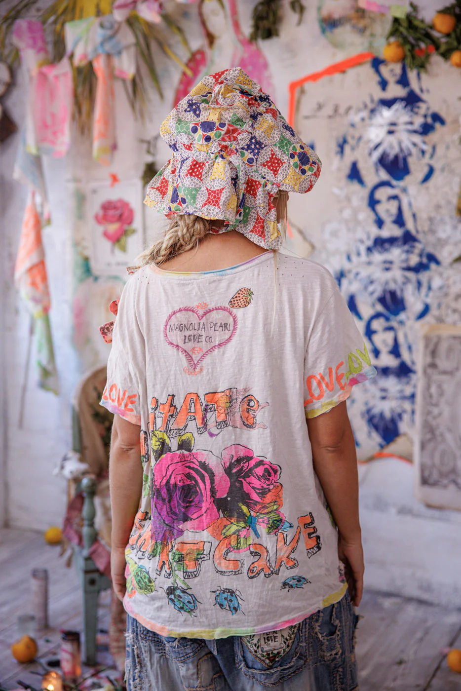 Neon Bluebonnet Graffiti Tee - Image 7