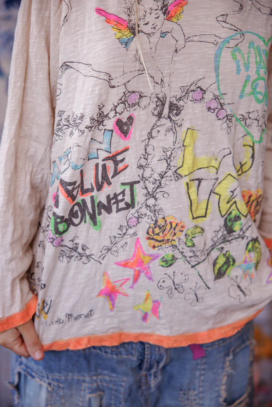 Neon Bluebonnet Viggo Tee - Image 3