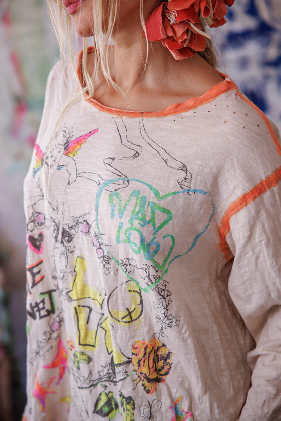 Neon Bluebonnet Viggo Tee - Image 4
