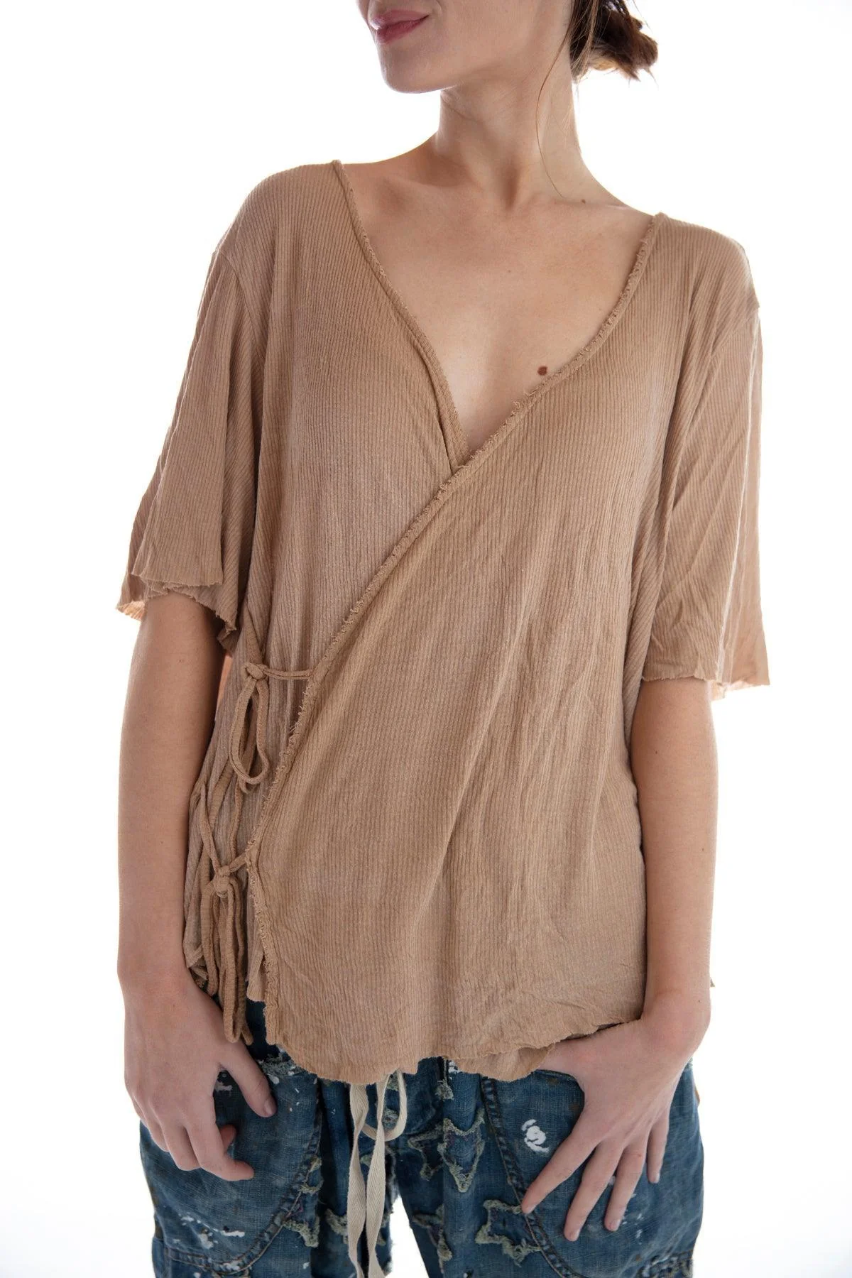 Origami Wrap Blouse - Image 7
