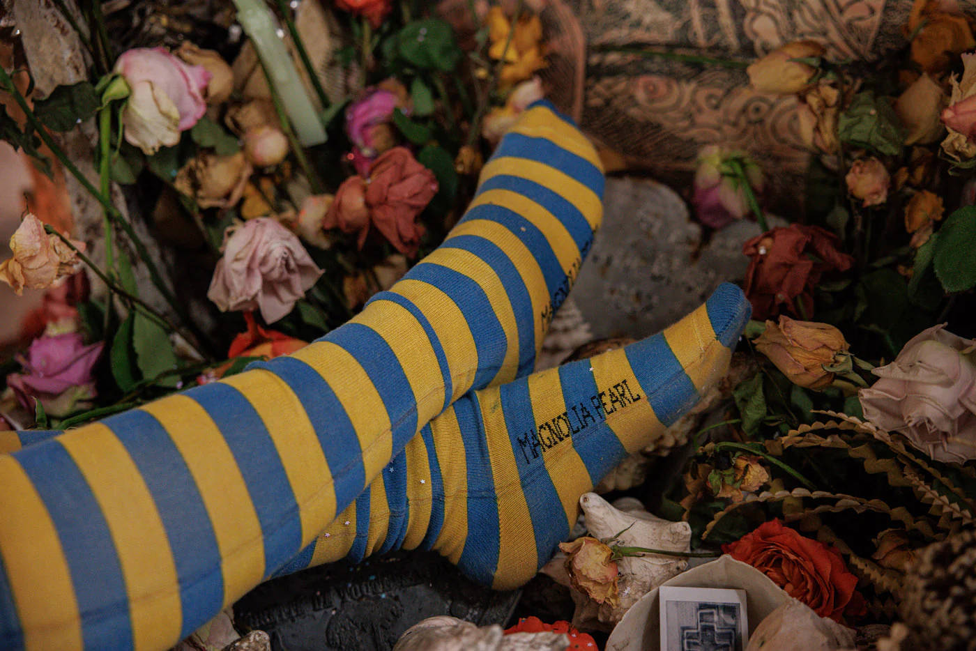 Stripe OTK Socks - Image 4