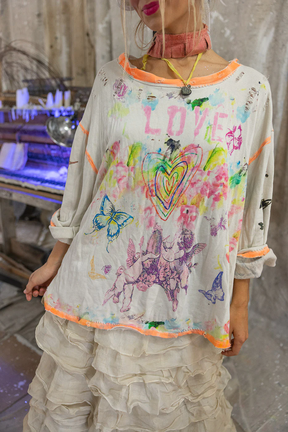 Painting Clouds Hermosa Sweatshirt - Image 3