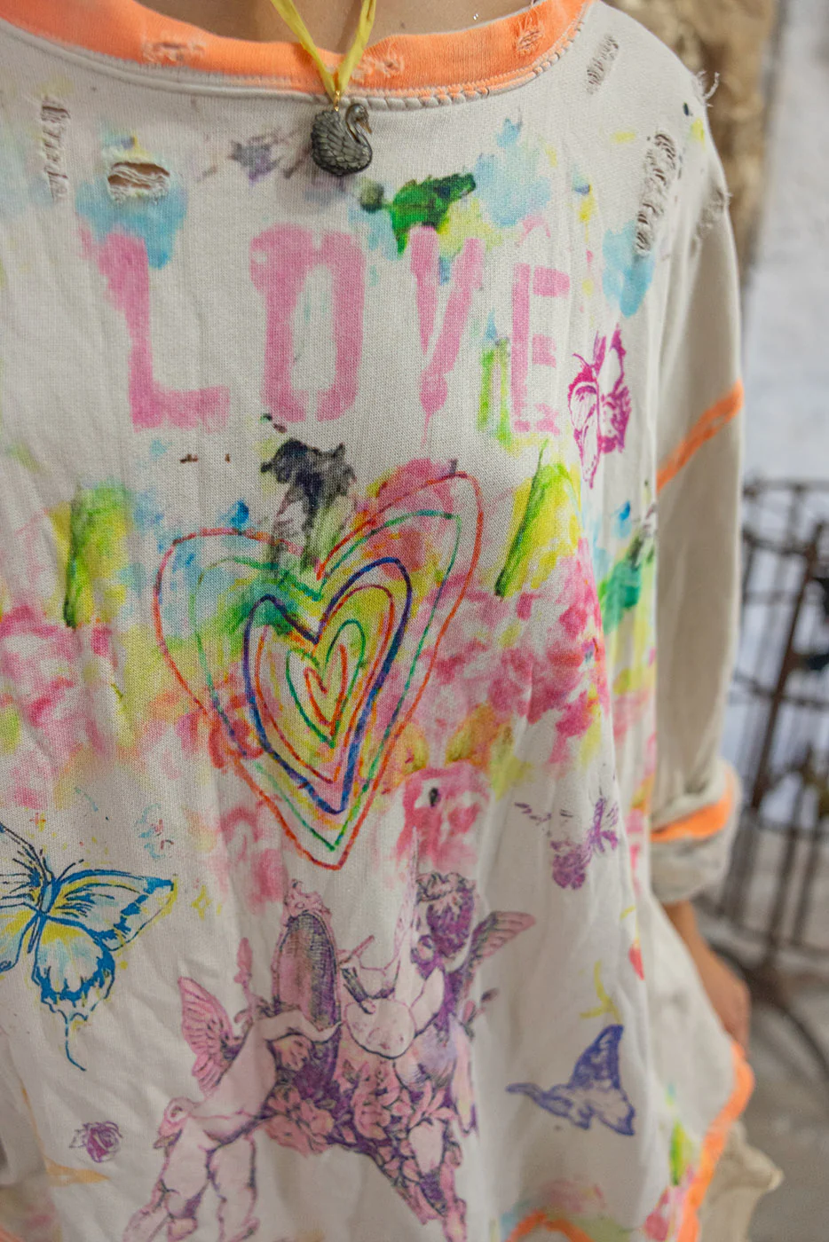Painting Clouds Hermosa Sweatshirt - Image 6