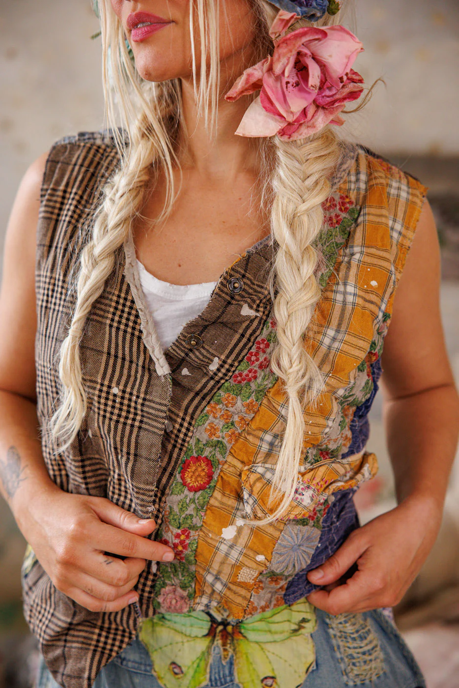 Patchwork Andriy Vest - Image 3