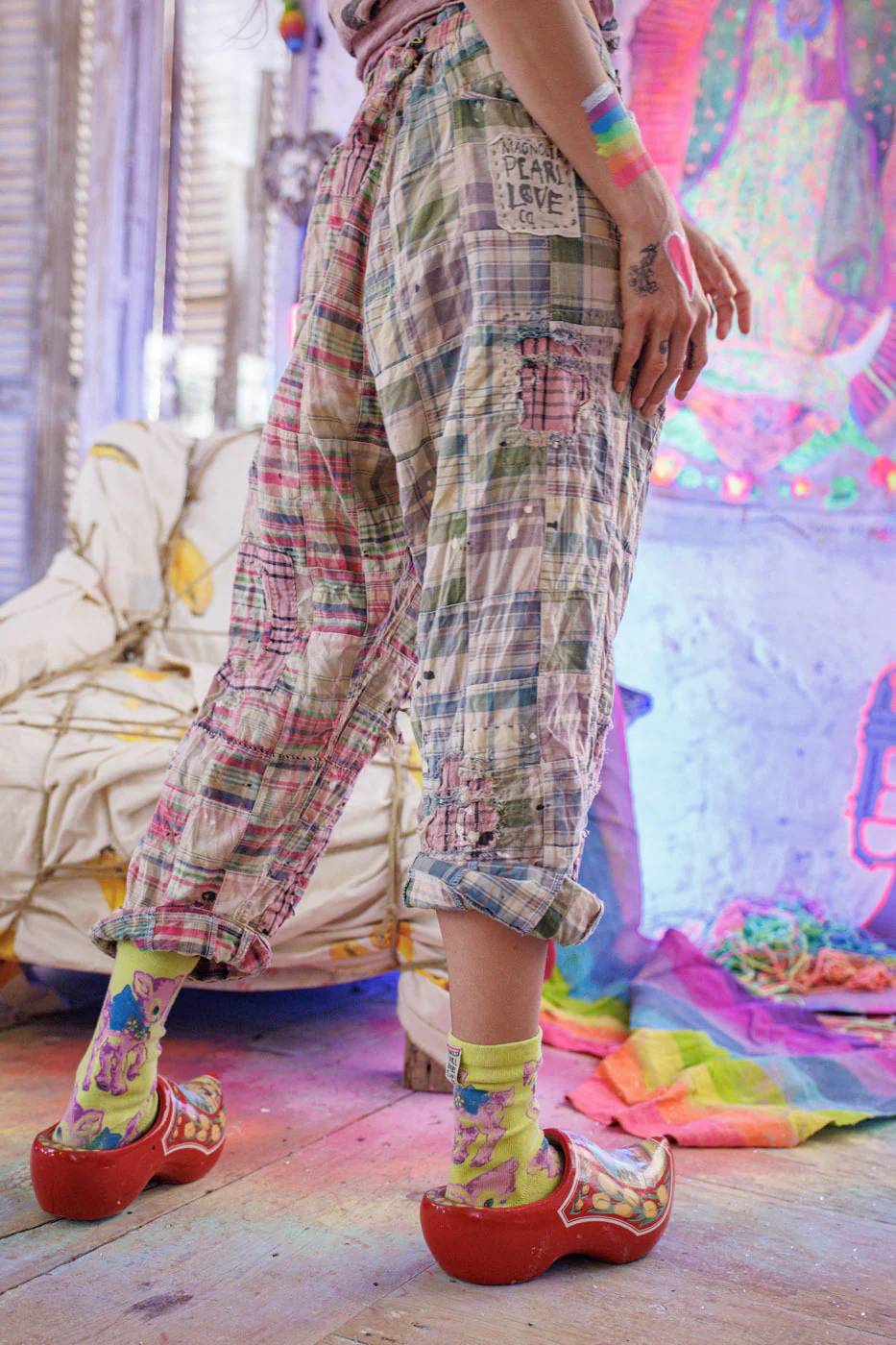 Patchwork Charmie Trousers - Image 5