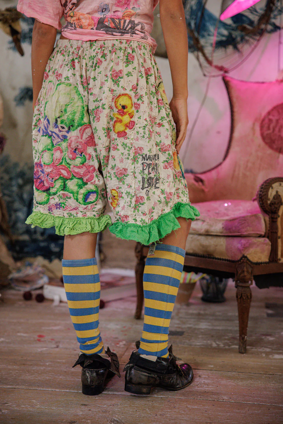 Patchwork Fernie Shorts - Image 4