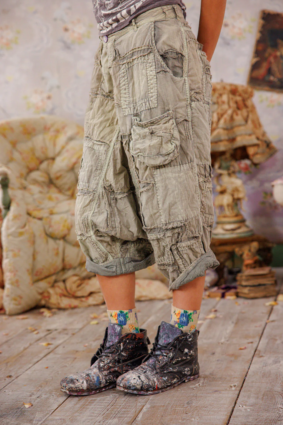 Patchwork Joni Trousers - Image 2