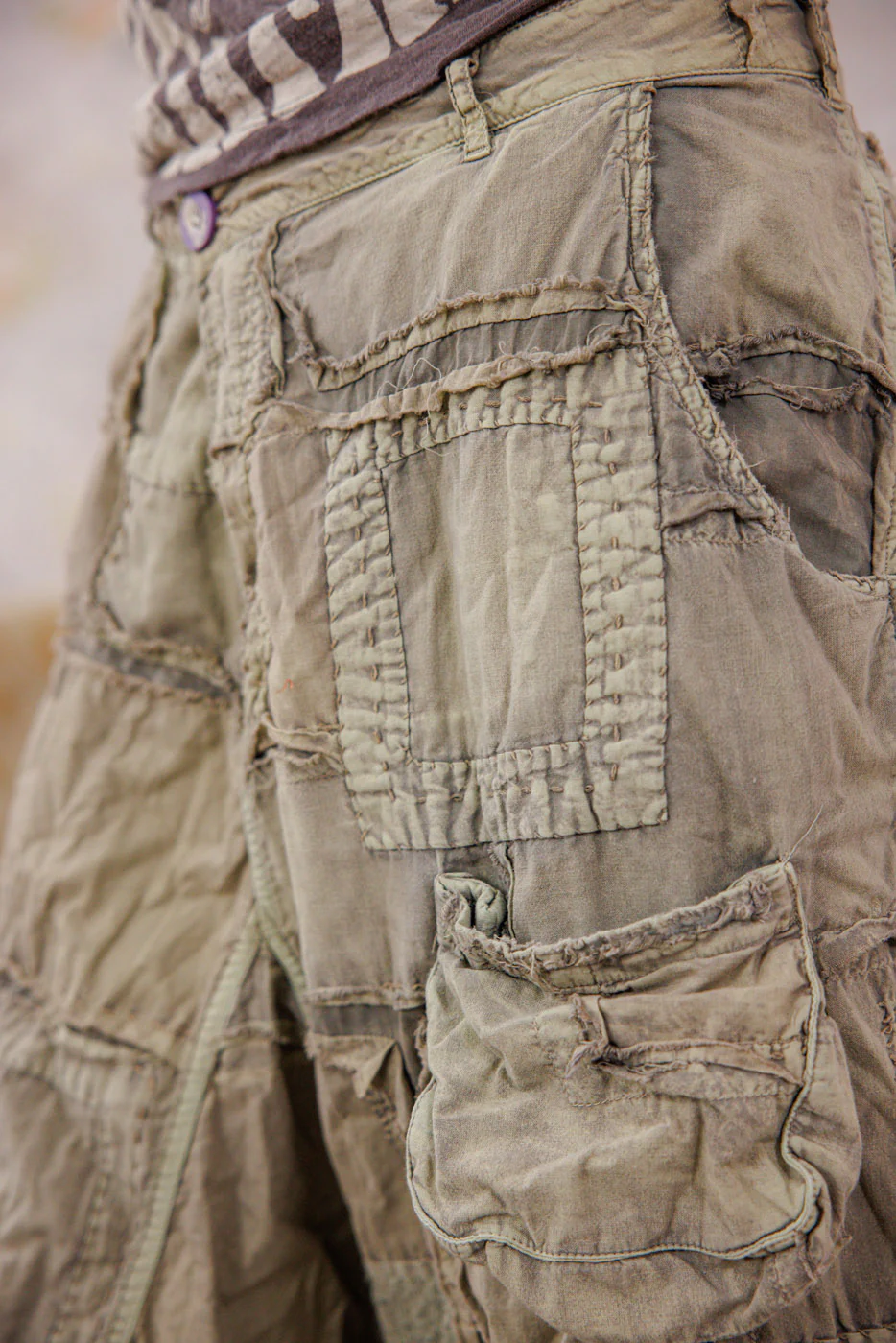 Patchwork Joni Trousers - Image 3