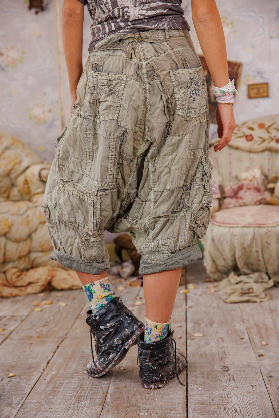 Patchwork Joni Trousers - Image 6