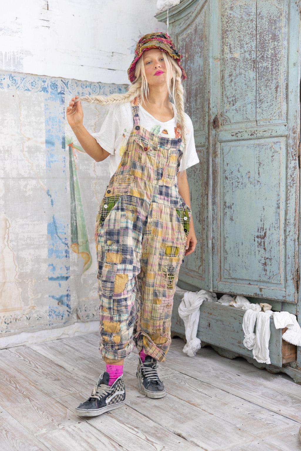 Patchwork Love Overalls - Image 2