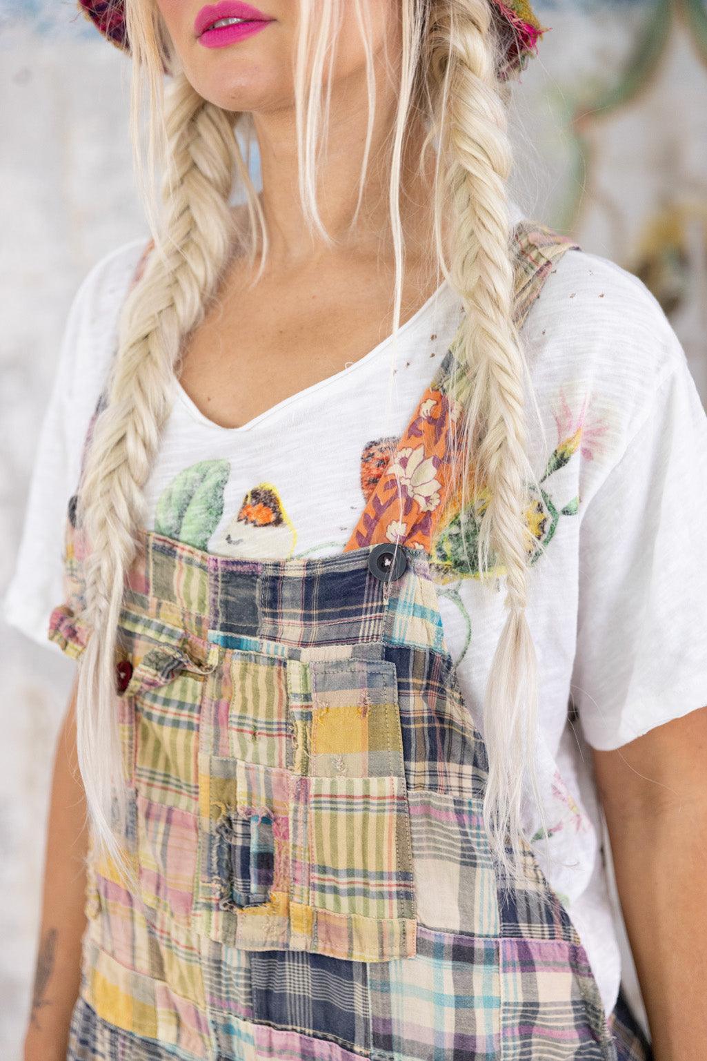 Patchwork Love Overalls - Image 3
