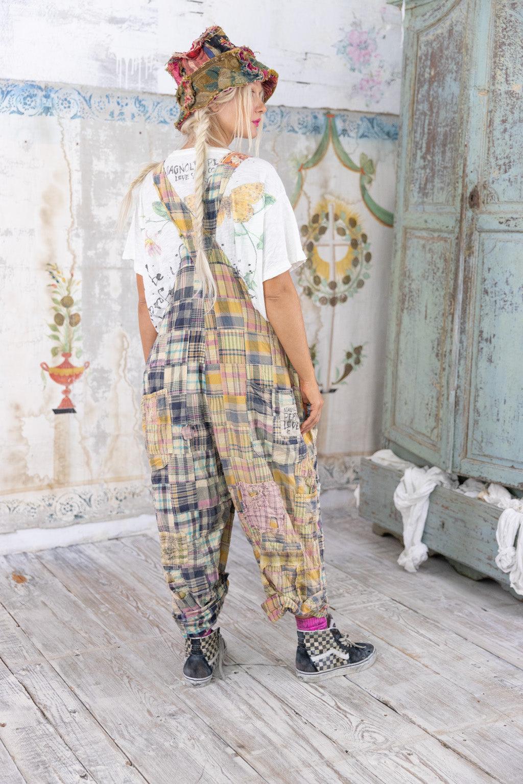 Patchwork Love Overalls - Image 6