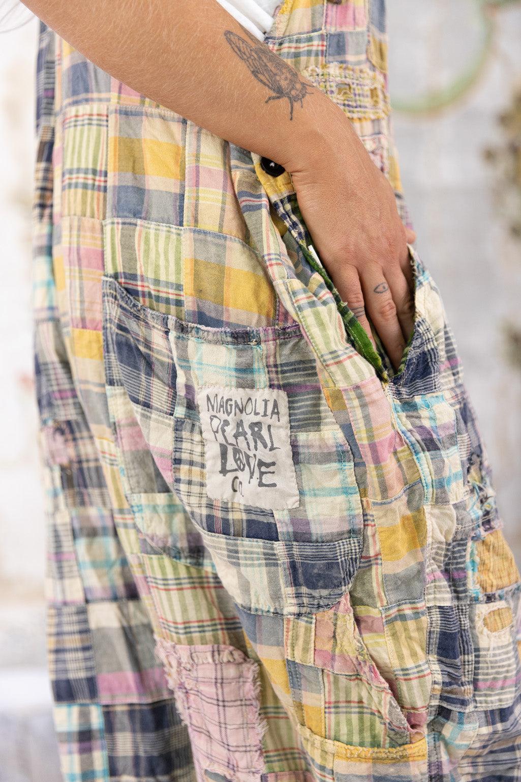 Patchwork Love Overalls - Image 8