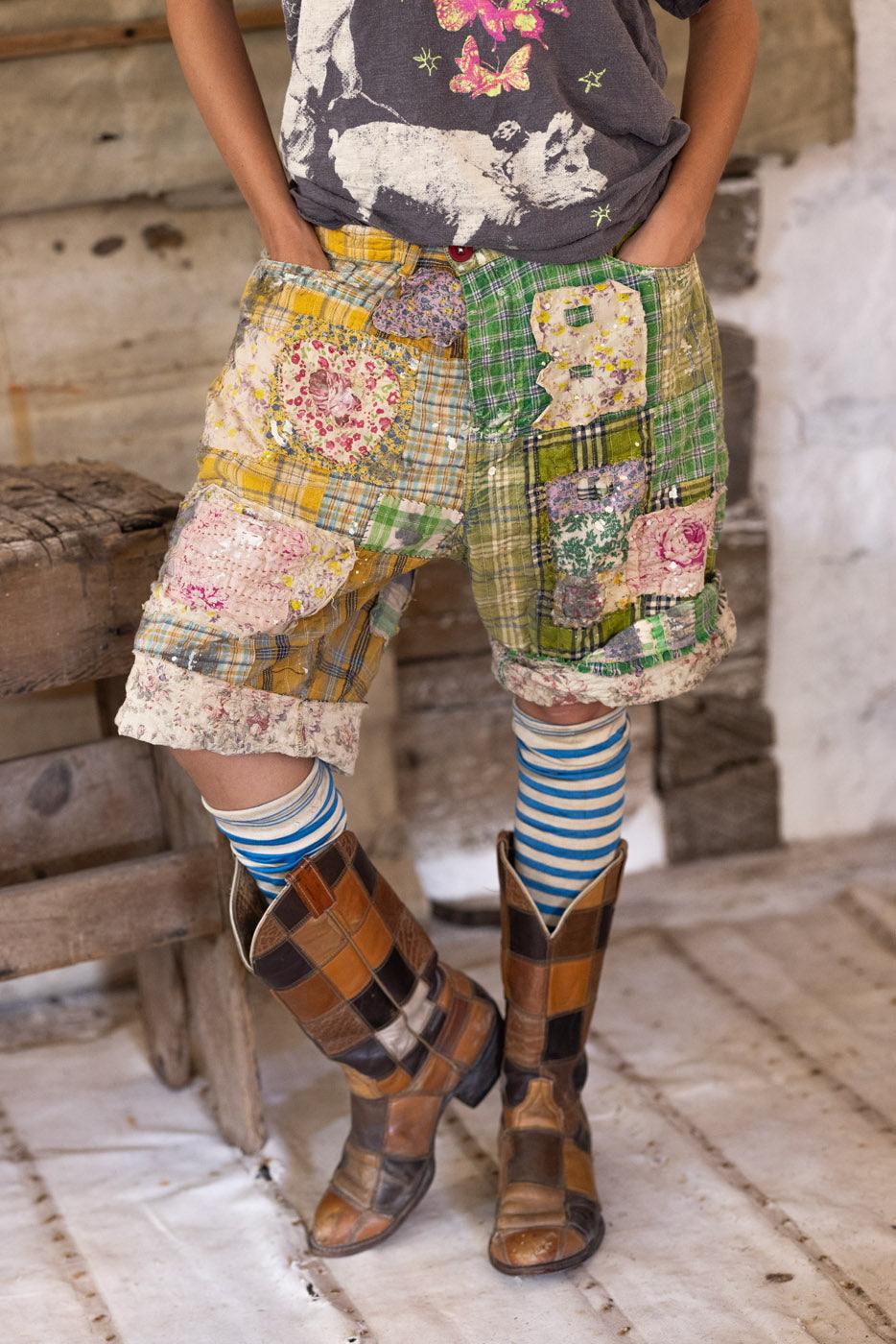 Patchwork Miner Shorts - Image 2