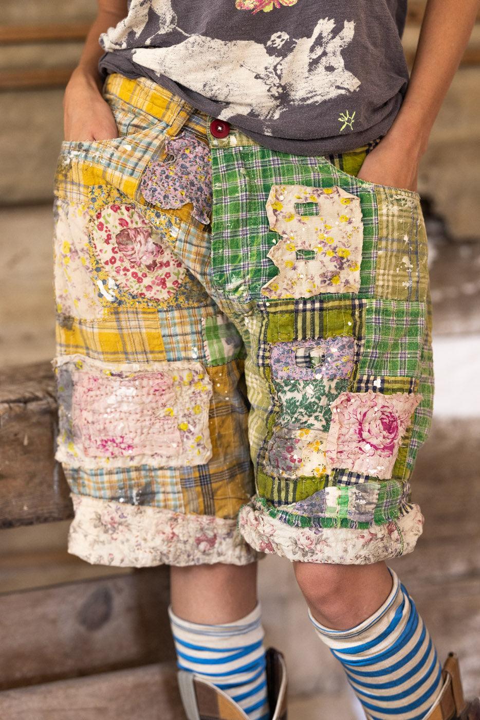 Patchwork Miner Shorts - Image 5