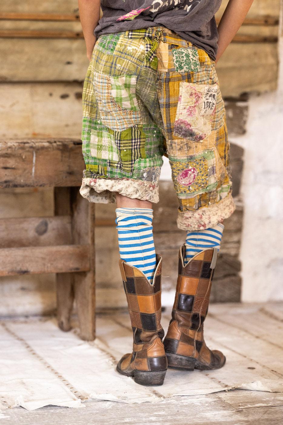 Patchwork Miner Shorts - Image 6