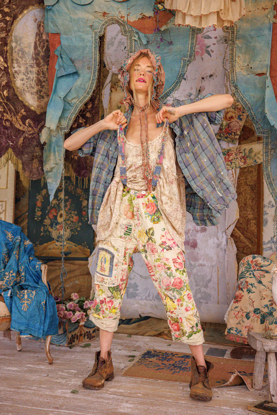 Patchwork Miner Trousers - Image 2