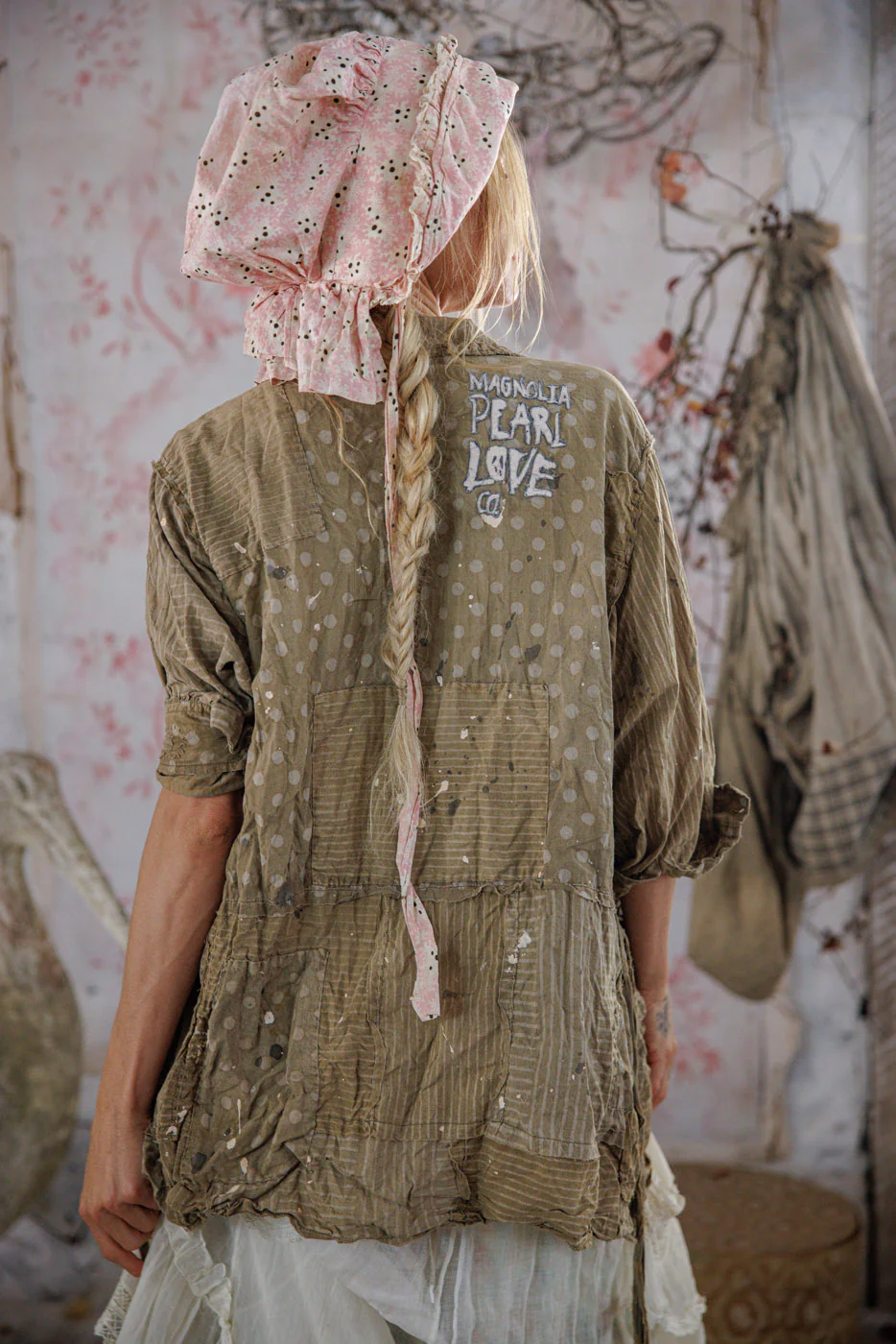 Patchwork Polka Dot Smock - Image 5