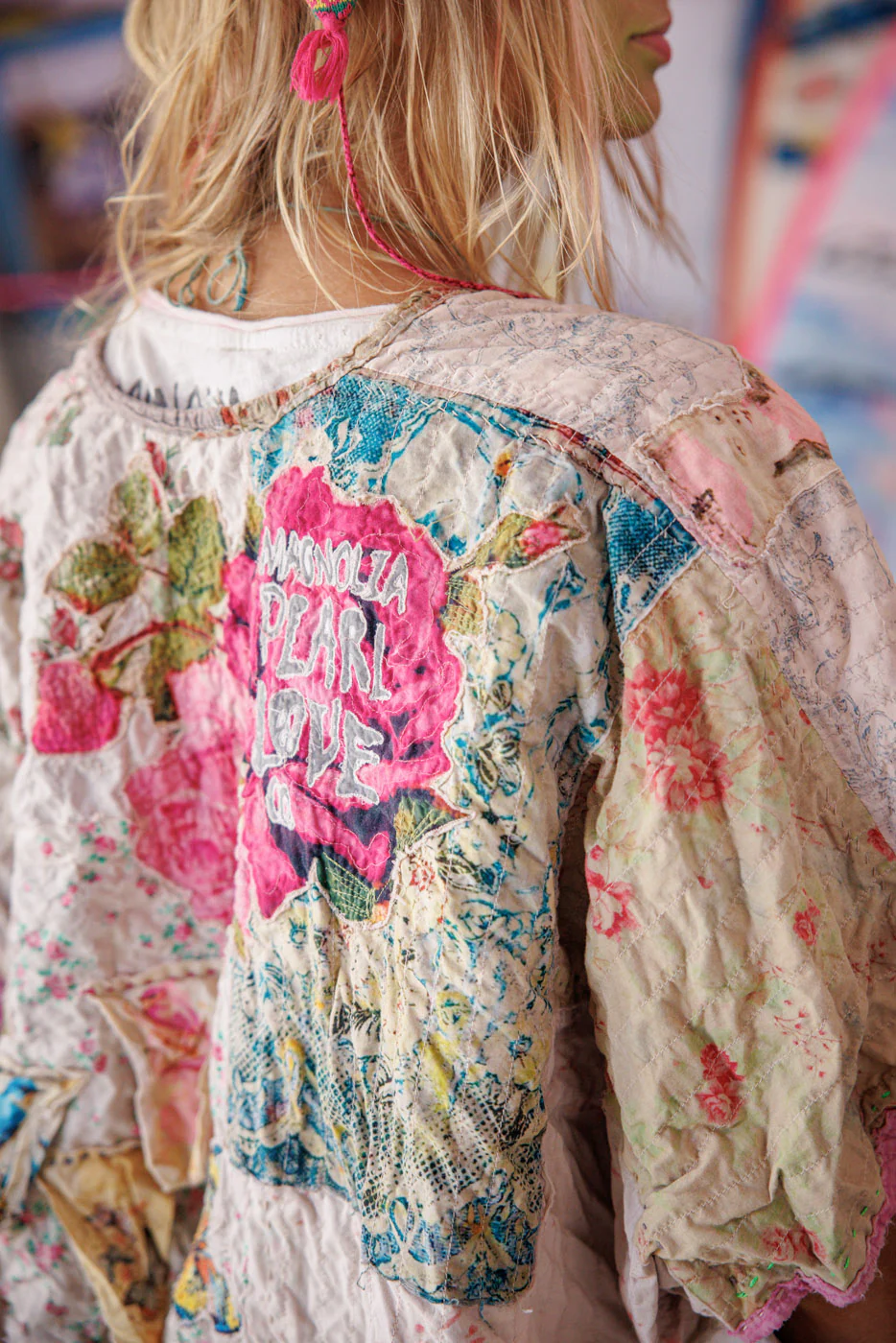 Patchwork Veda Poncho - Image 7
