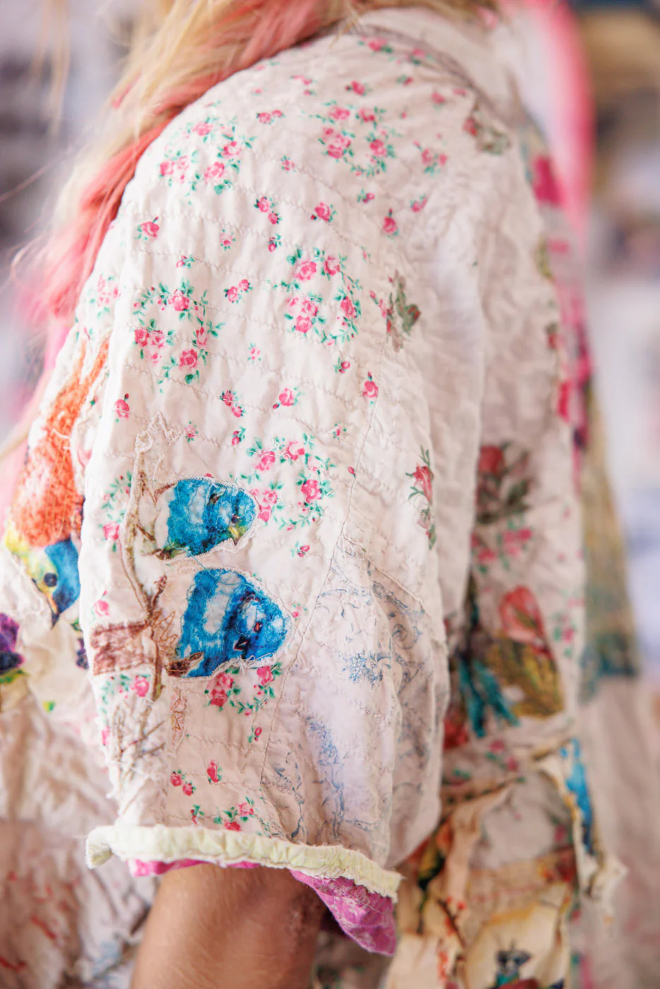 Patchwork Veda Poncho - Image 8