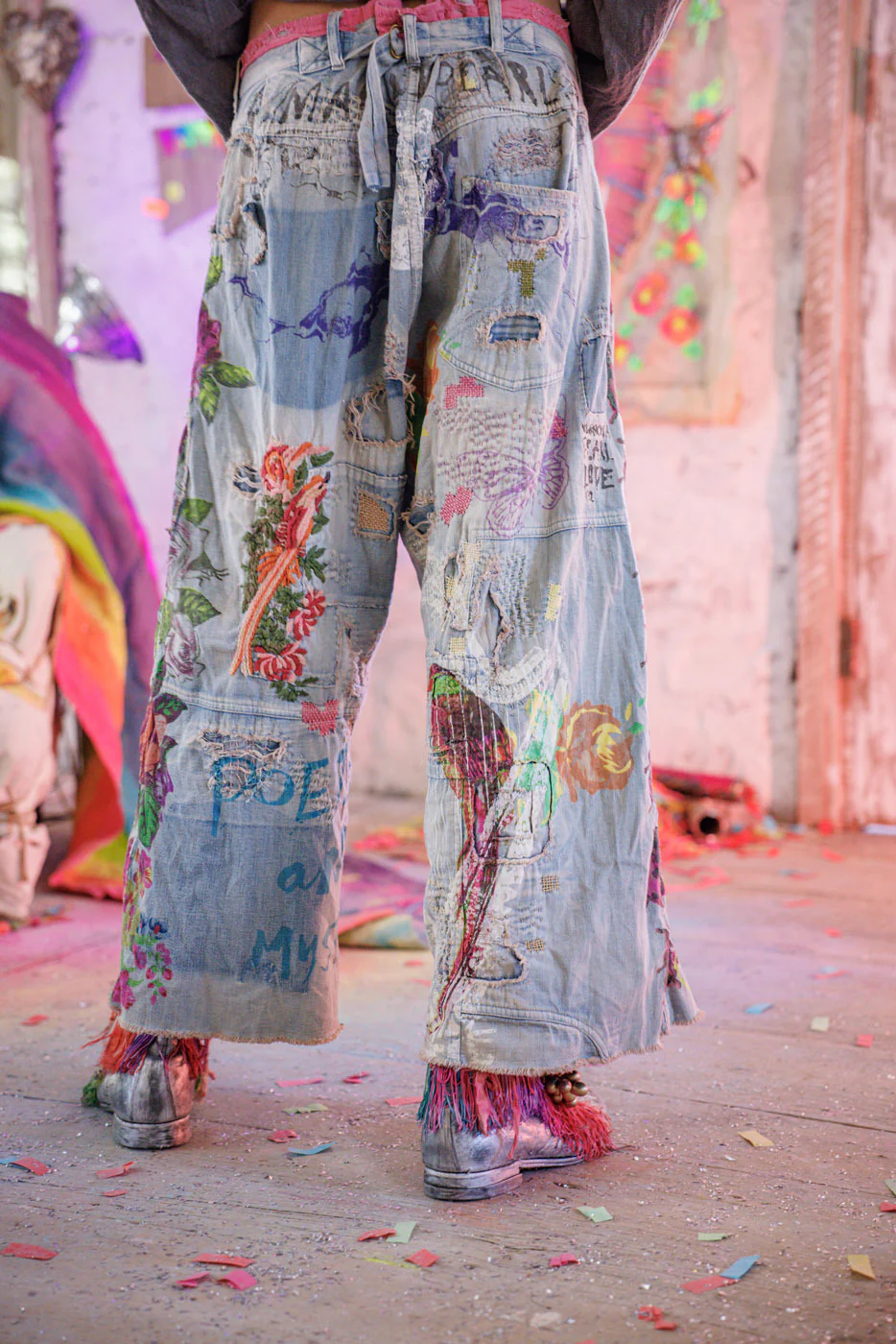 Peonies Dani Blues Denims - Image 3