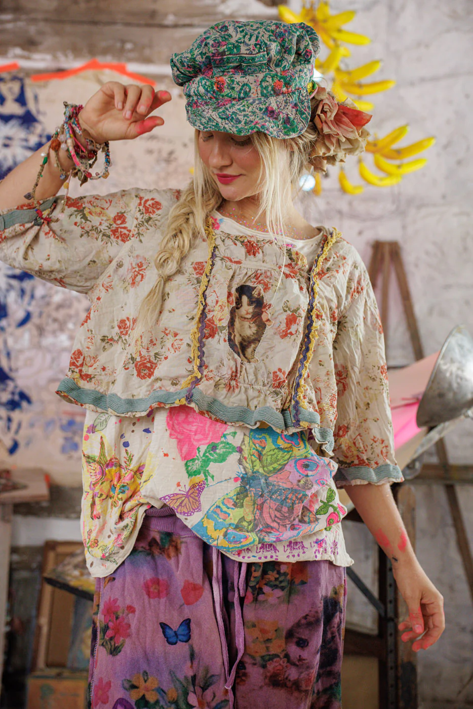 Printed Millie Jo Blouse - Image 2
