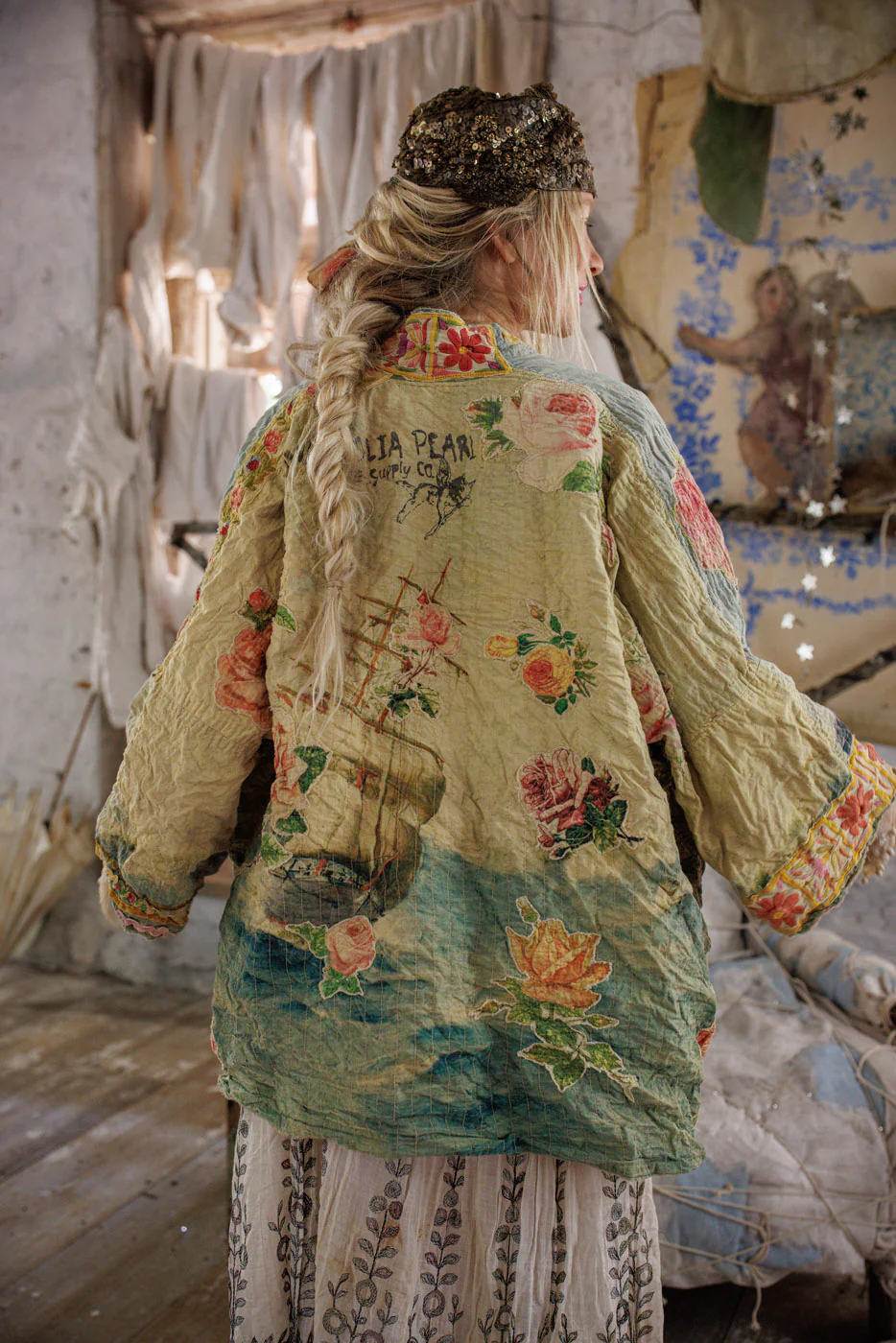 Quilted Ocean Rose Kimono - Image 7