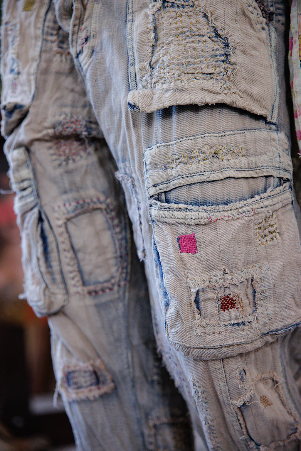 Quilted Tatum Cargo Denims - Image 4