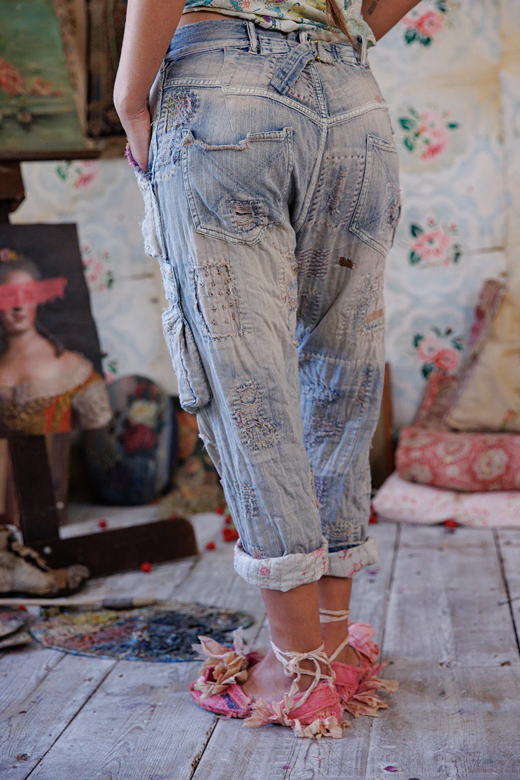 Quilted Tatum Cargo Denims - Image 5