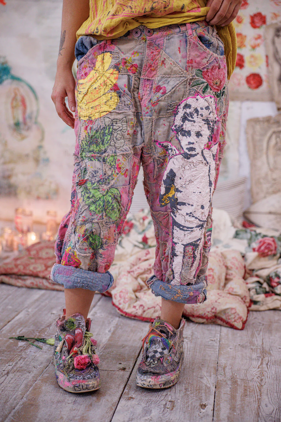 Quiltwork Applique Miner Denims