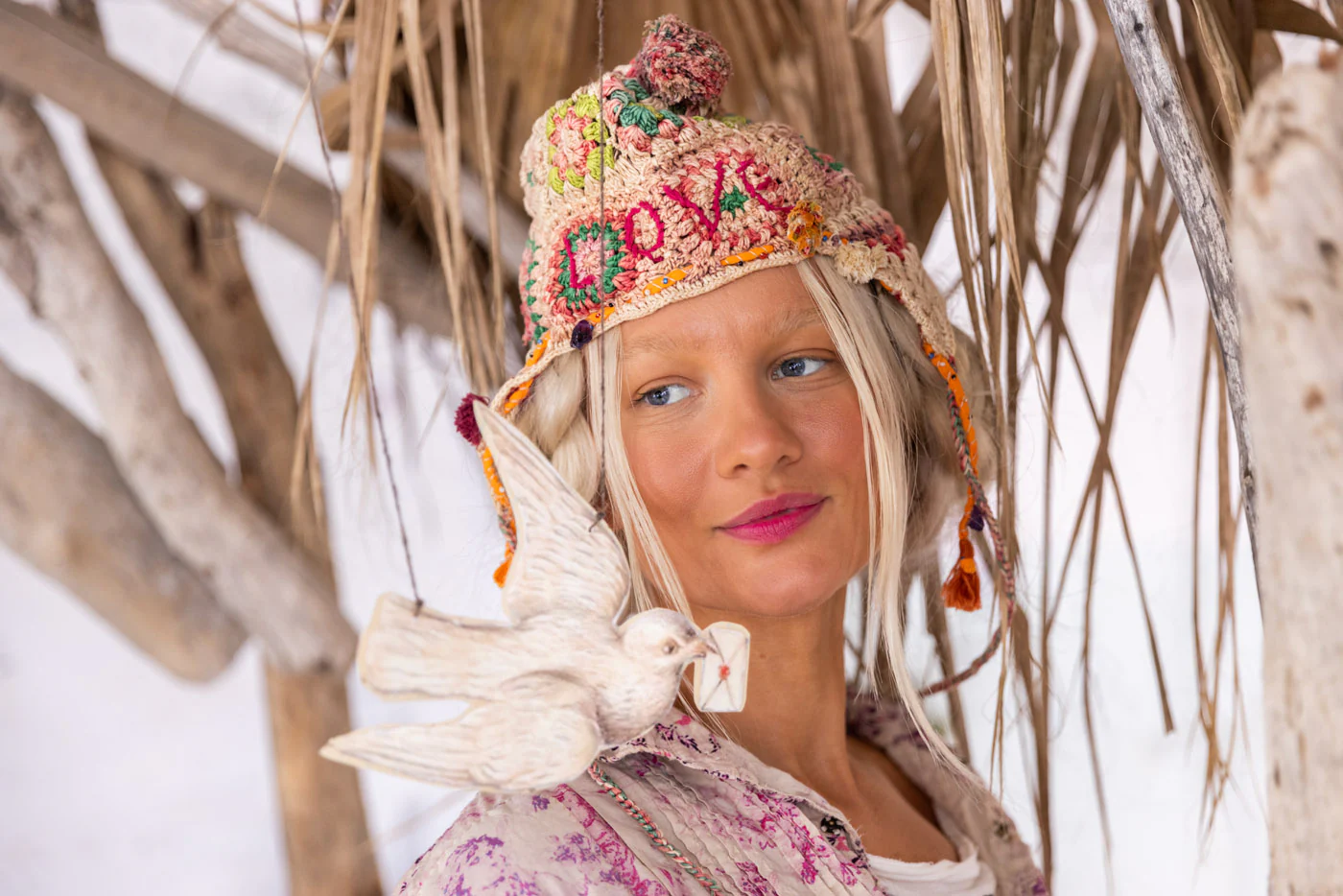 Quiltwork Brux Trapper Hat - Image 7