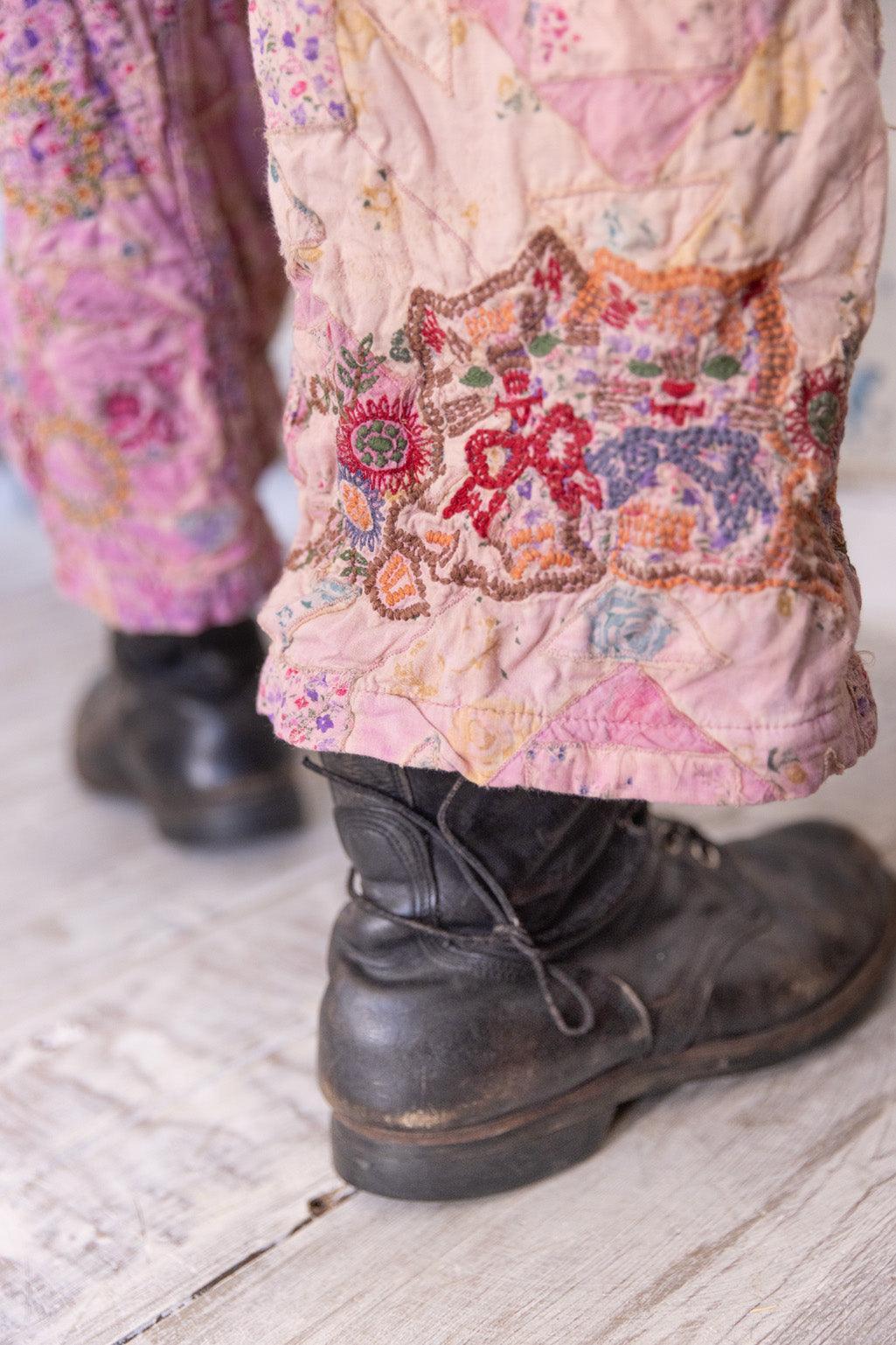 Quiltwork Embroidered Overalls - Image 6