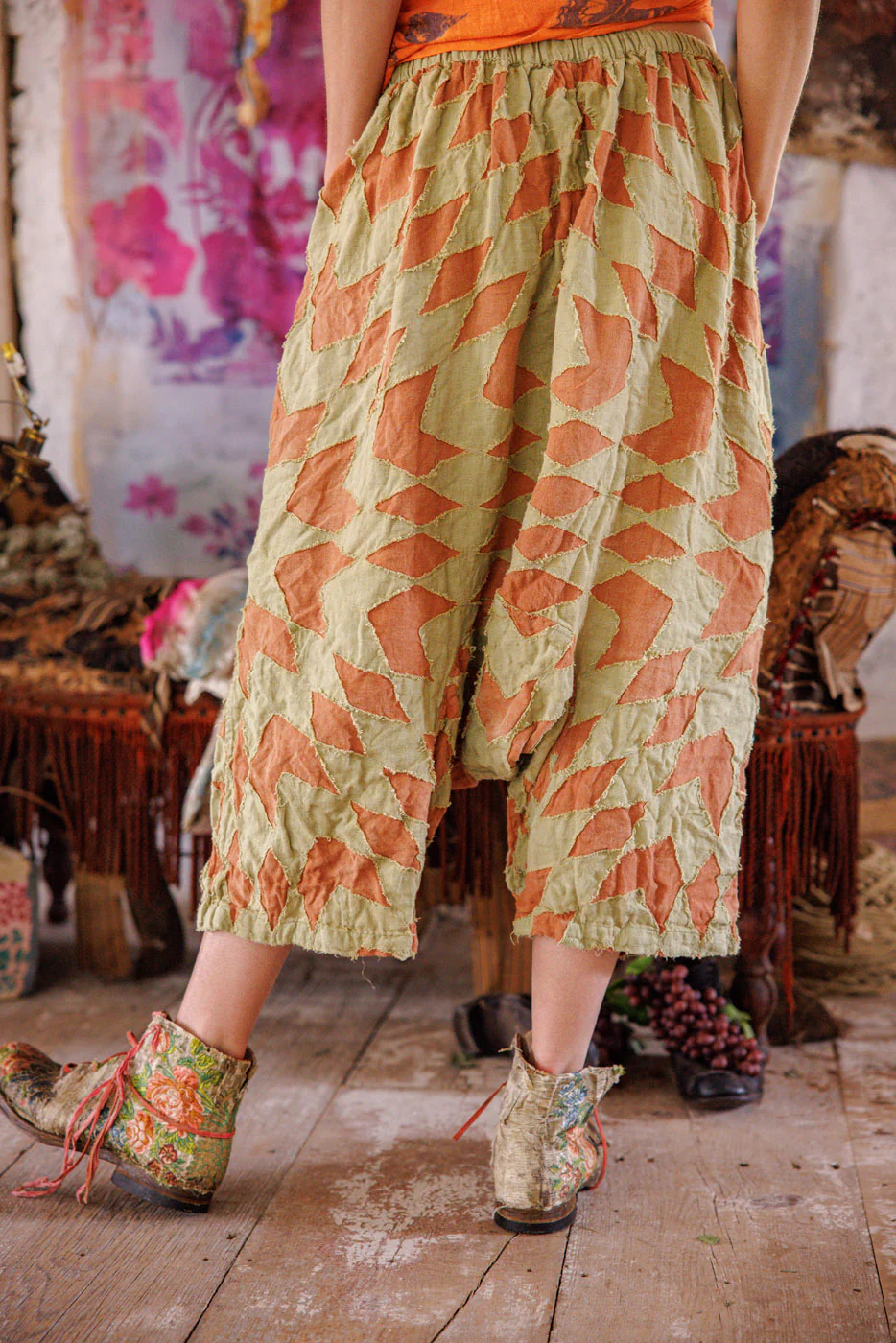Quiltwork Garçon Trousers - Image 5