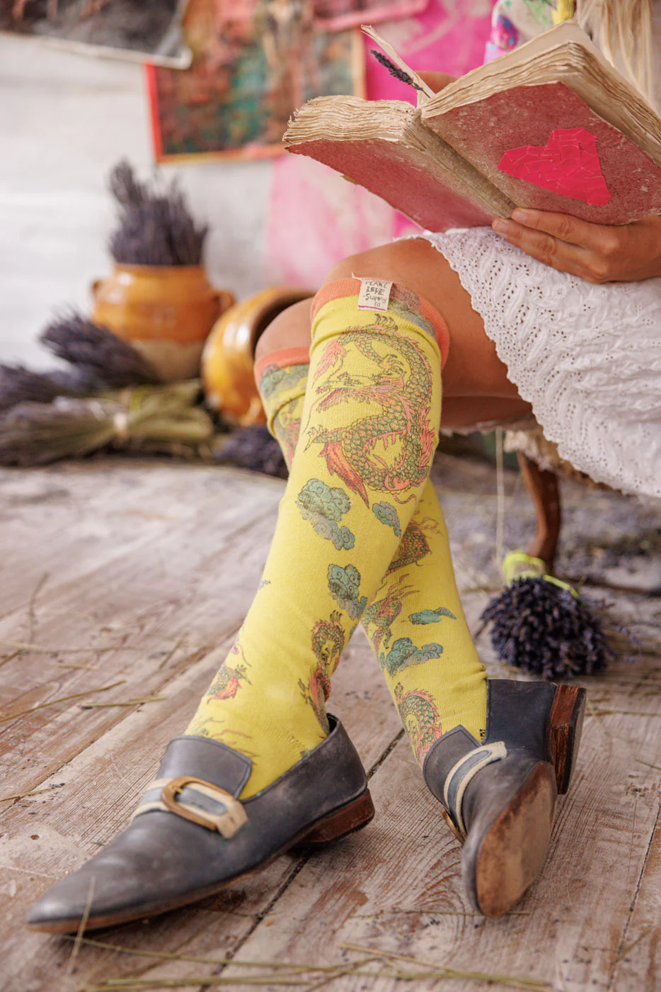Spirit Dragon OTK Socks