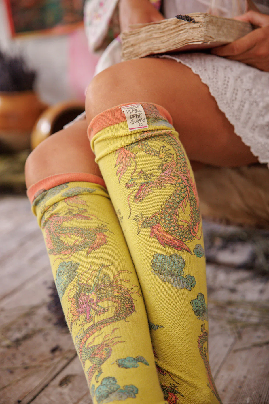 Spirit Dragon OTK Socks - Image 2