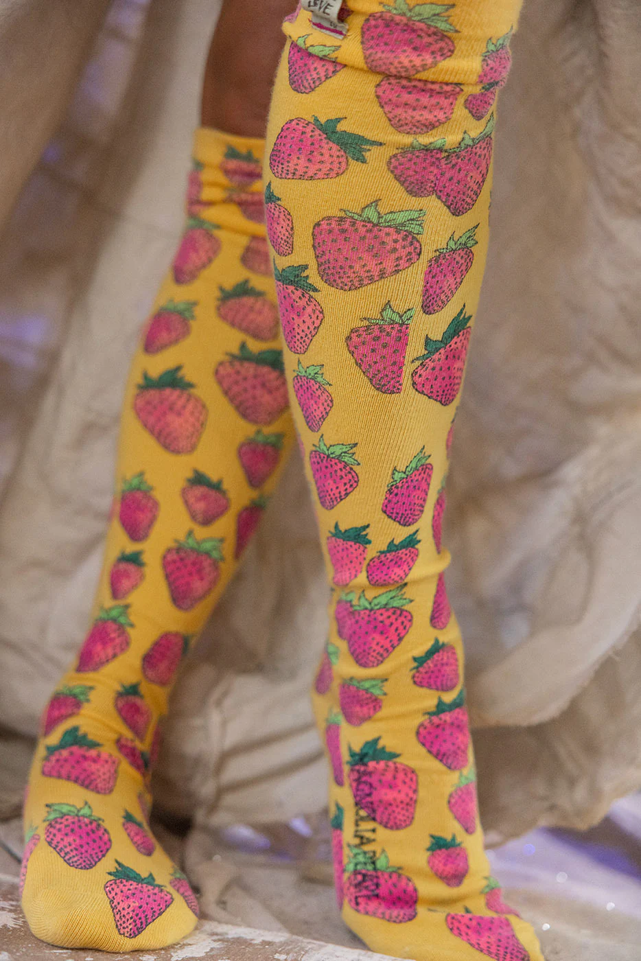 Strawberry Over-the-Knee Socks - Image 2