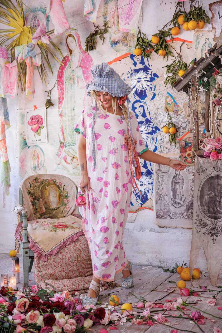 Strawberry Tee Dress - Image 3