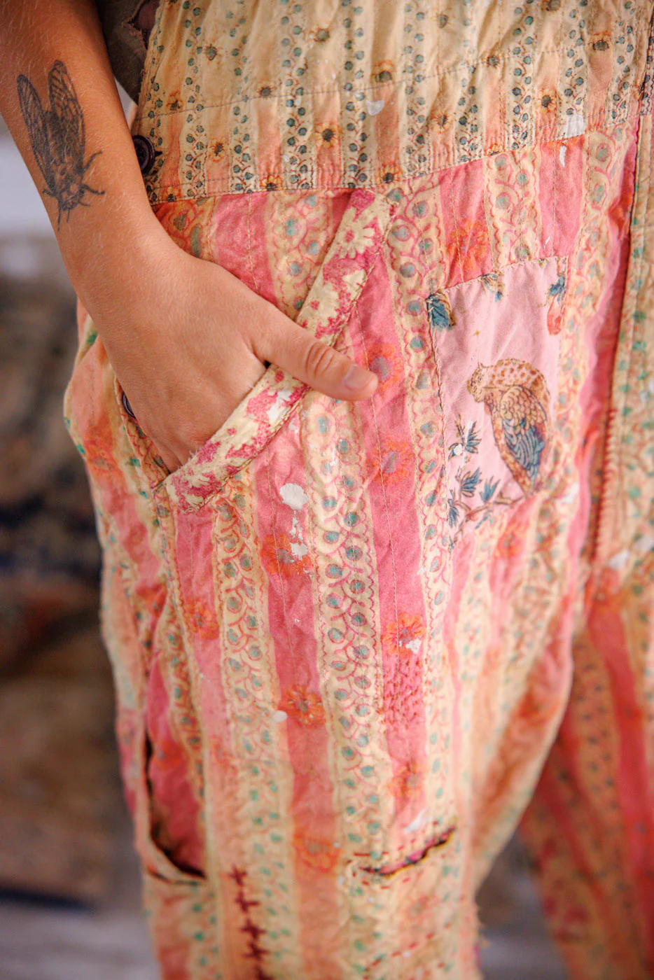 Sunfaded Love Overalls - Image 5