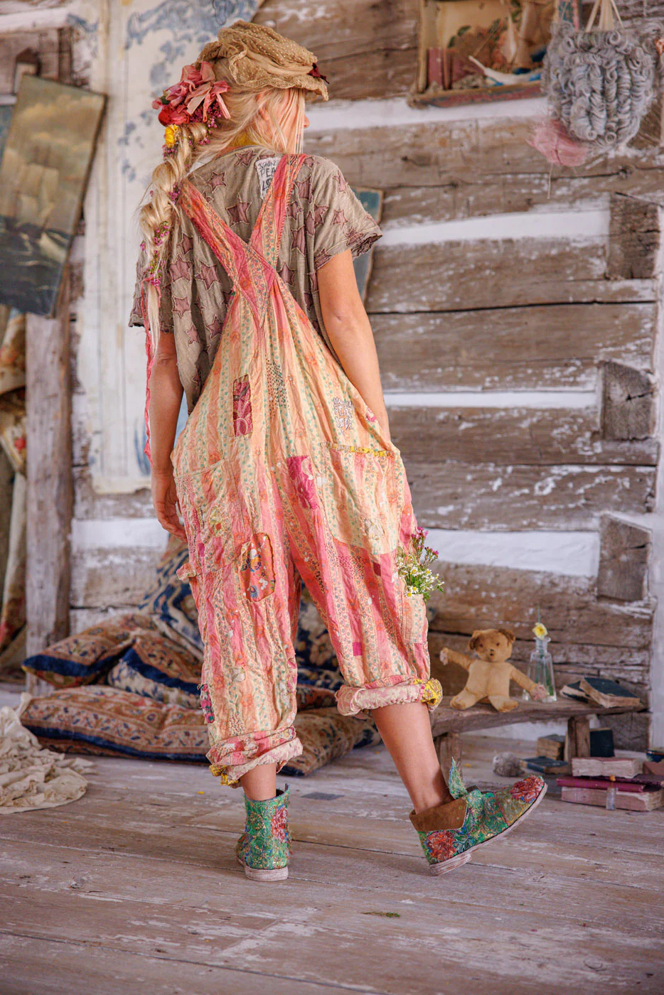 Sunfaded Love Overalls - Image 6