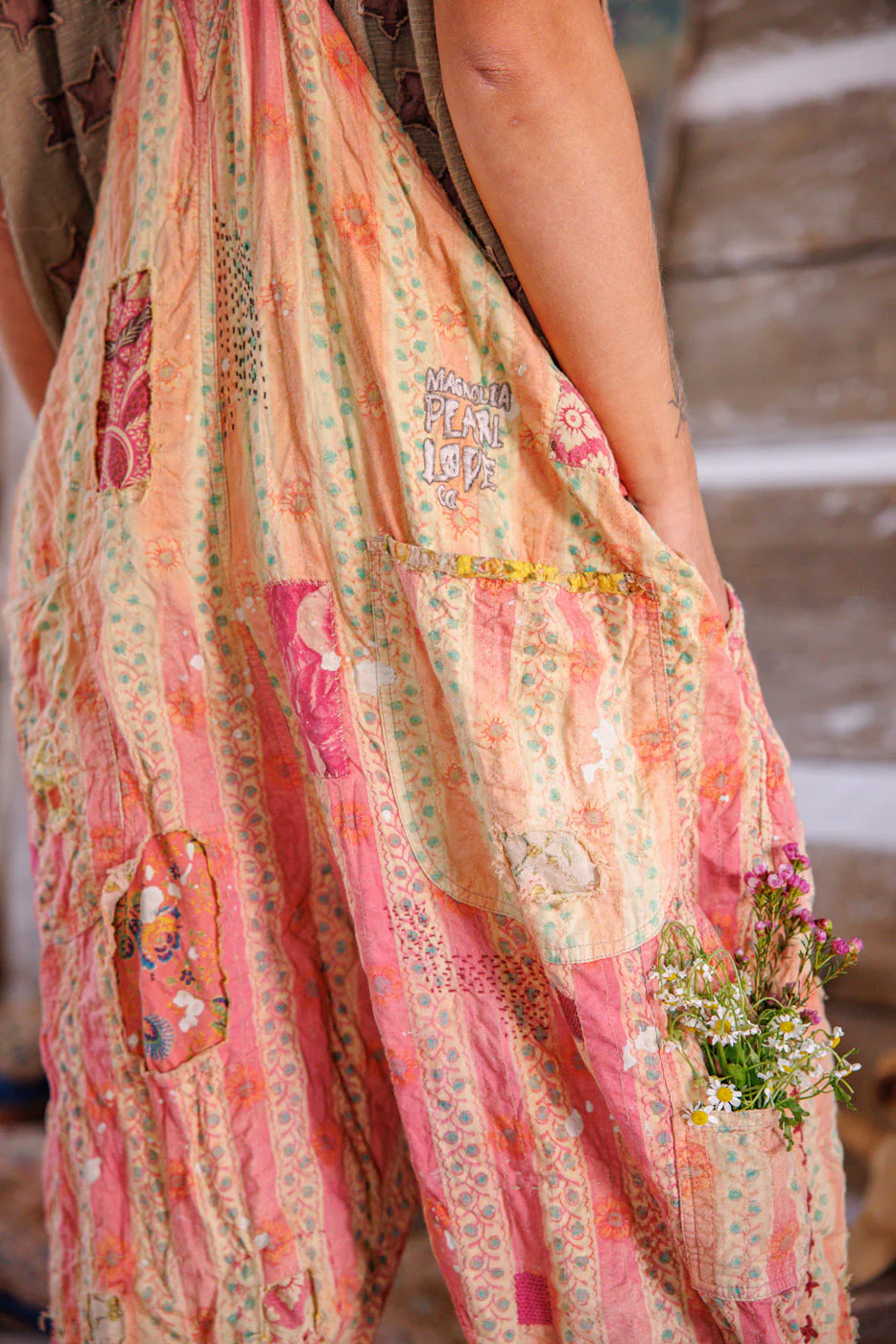 Sunfaded Love Overalls - Image 7