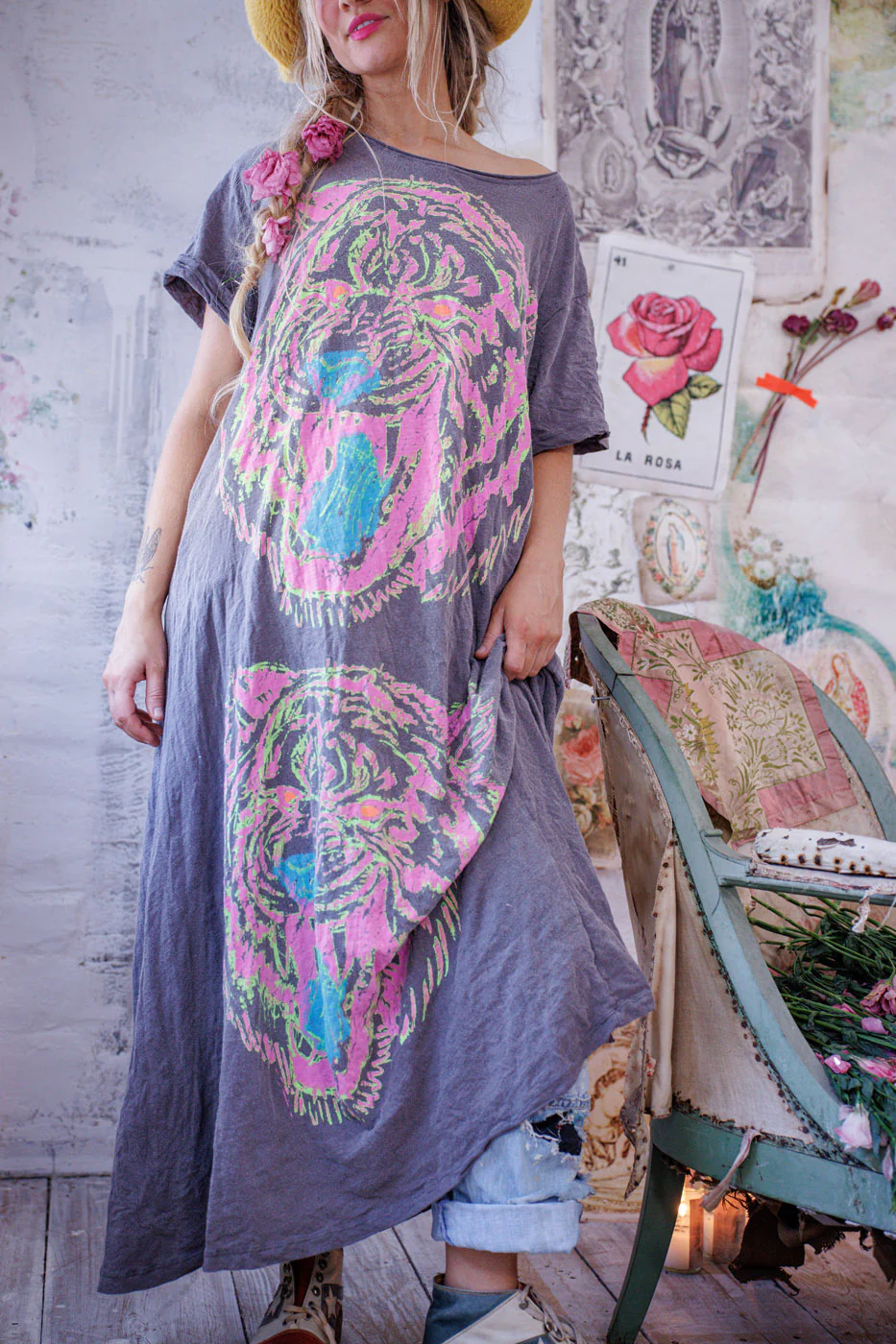 Tiger Cry Tee Dress - Image 3