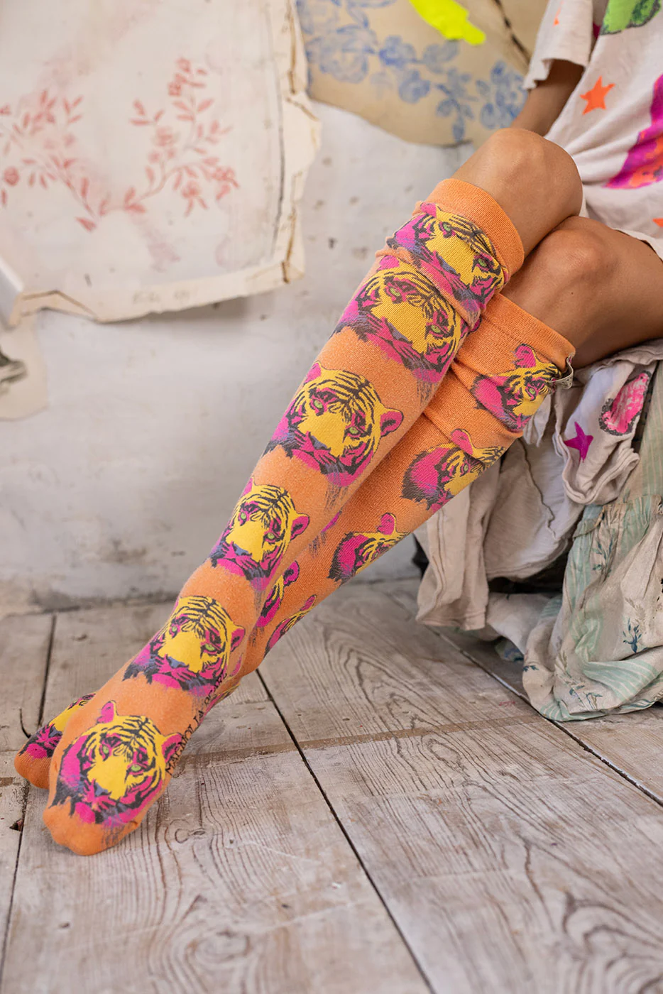Tiger OTK Socks - Image 3