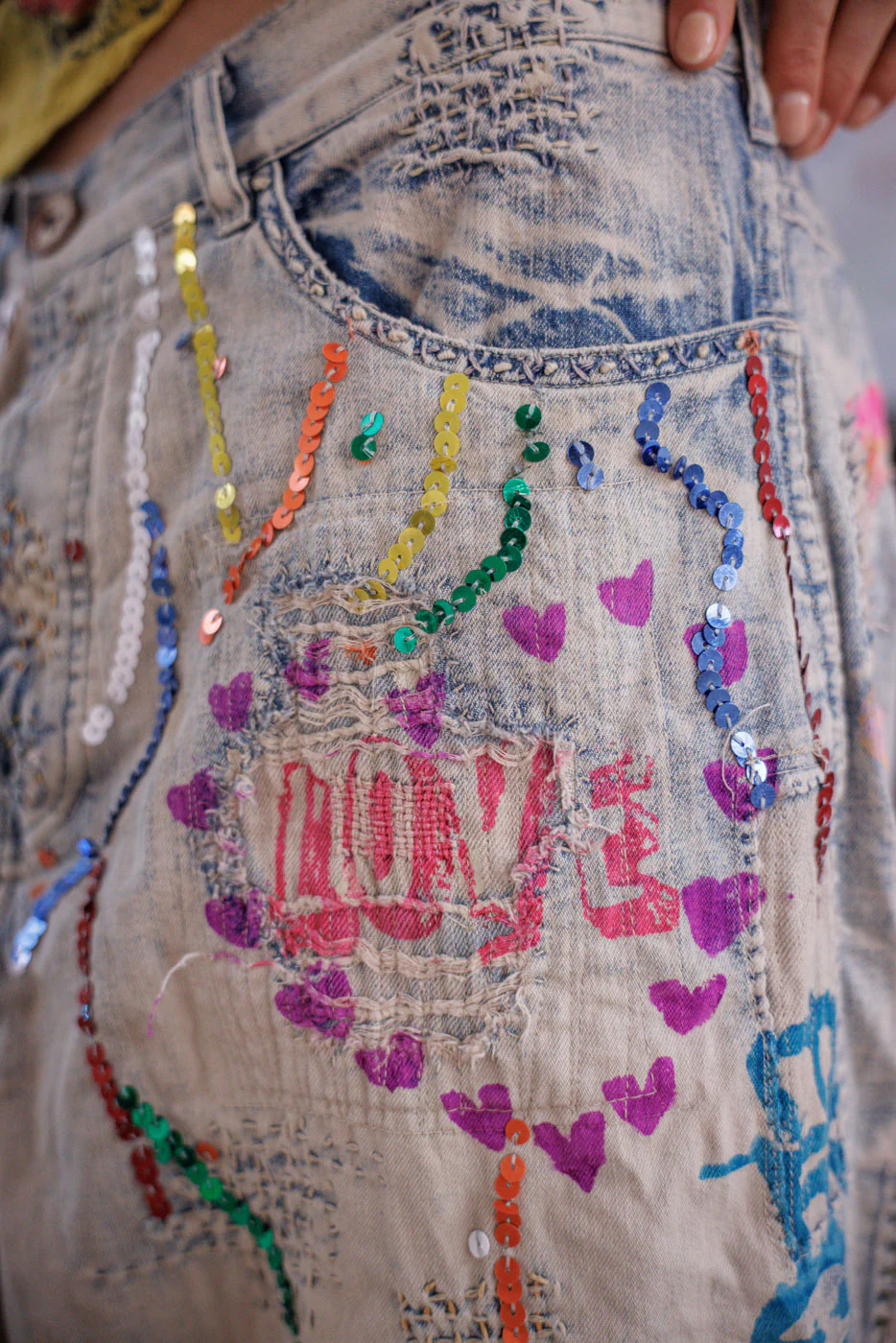 Valentine Crop Denims - Image 2