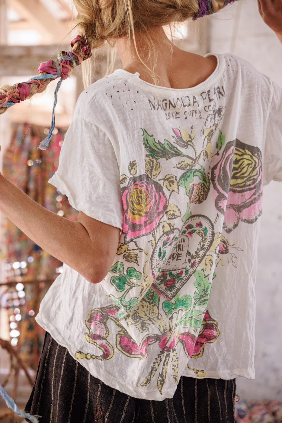 Victorian Love Birds Tee - Image 5