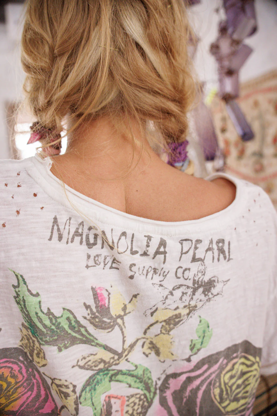 Victorian Love Birds Tee - Image 6