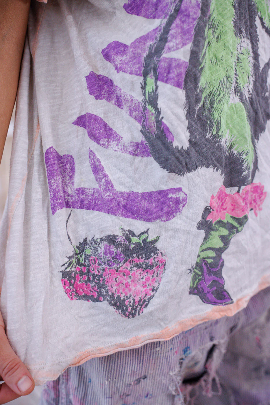 Violet Funk N' Junk Tee - Image 2