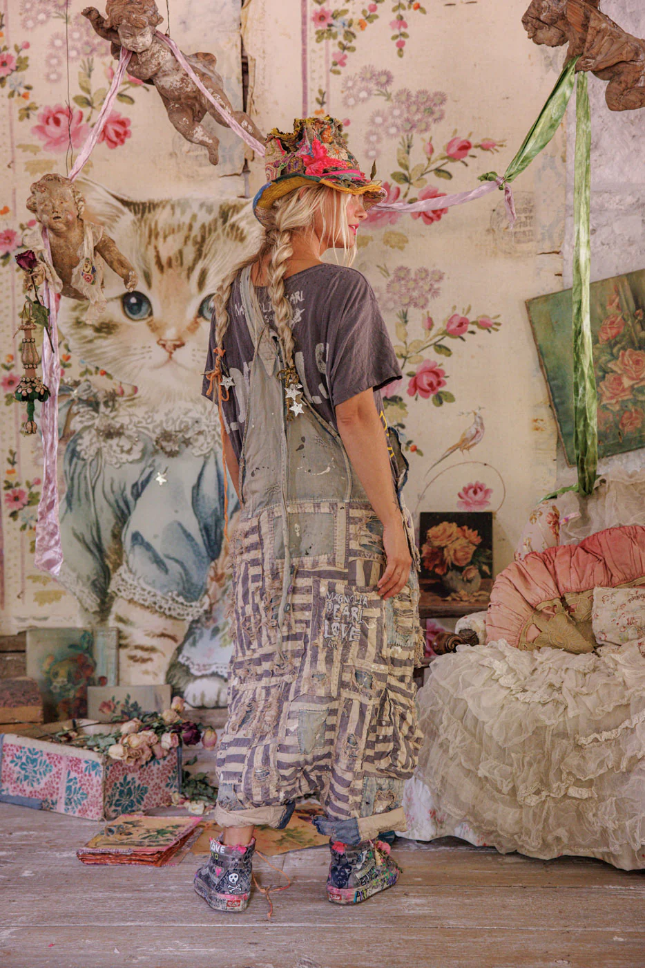 Patchwork Frankie Overalls - Image 5