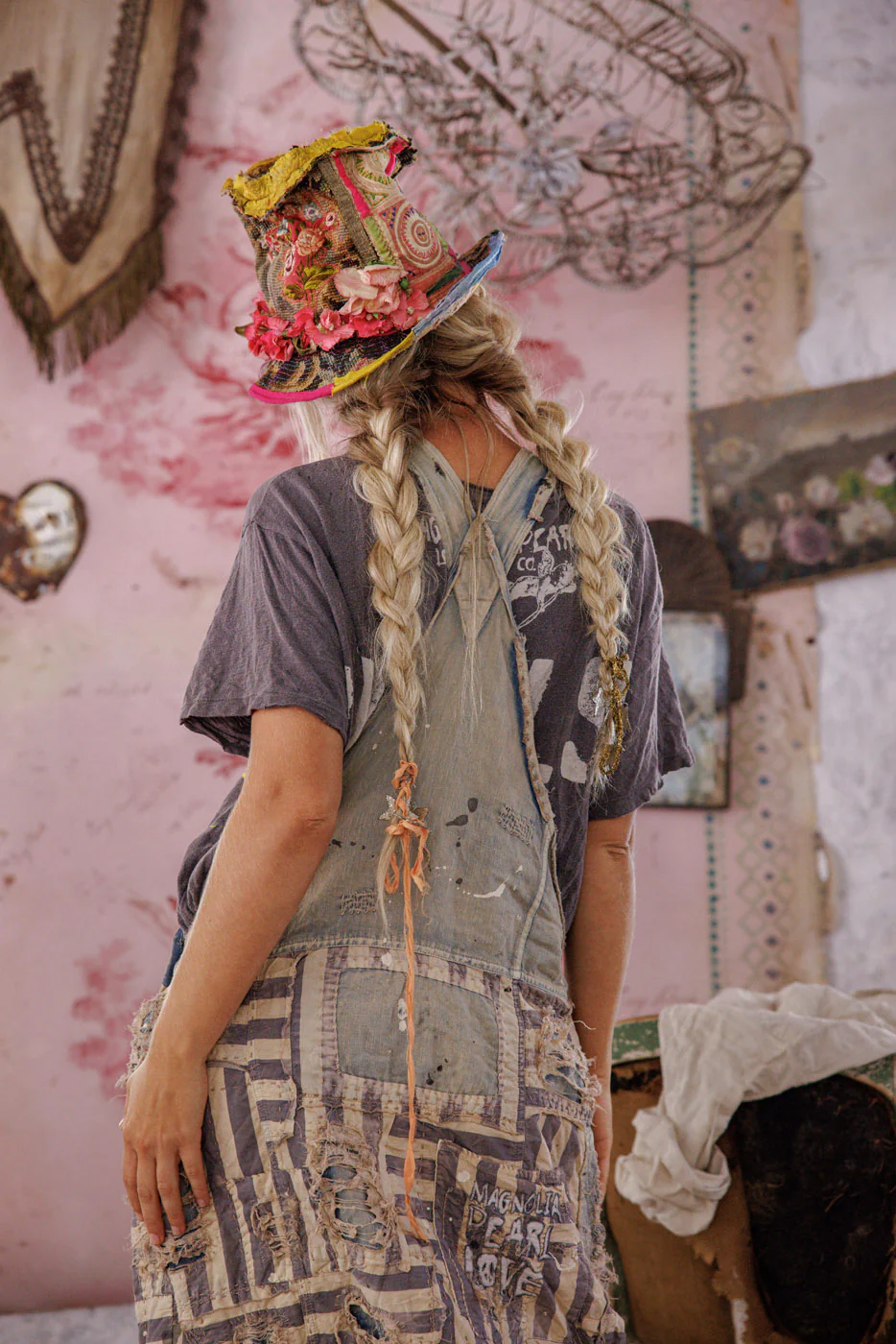 Patchwork Frankie Overalls - Image 7